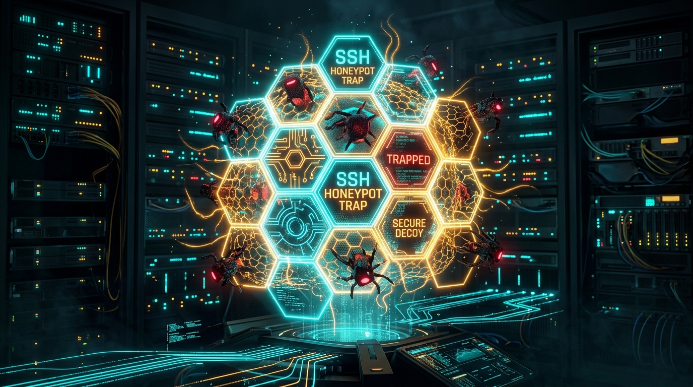 Cowrie SSH Honeypot interactive bot trap on VPS